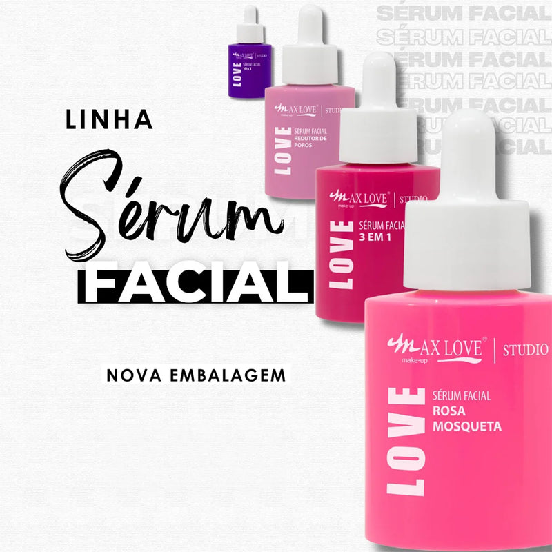 Sérum Max Love - Mosqueta, Vitamina C, Hialurônico