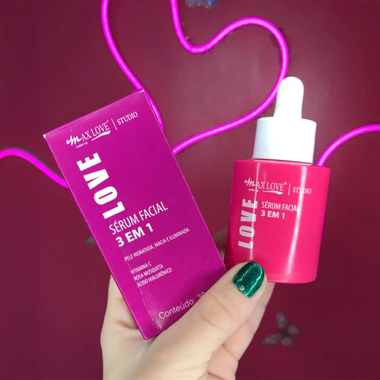 Sérum Max Love - Mosqueta, Vitamina C, Hialurônico