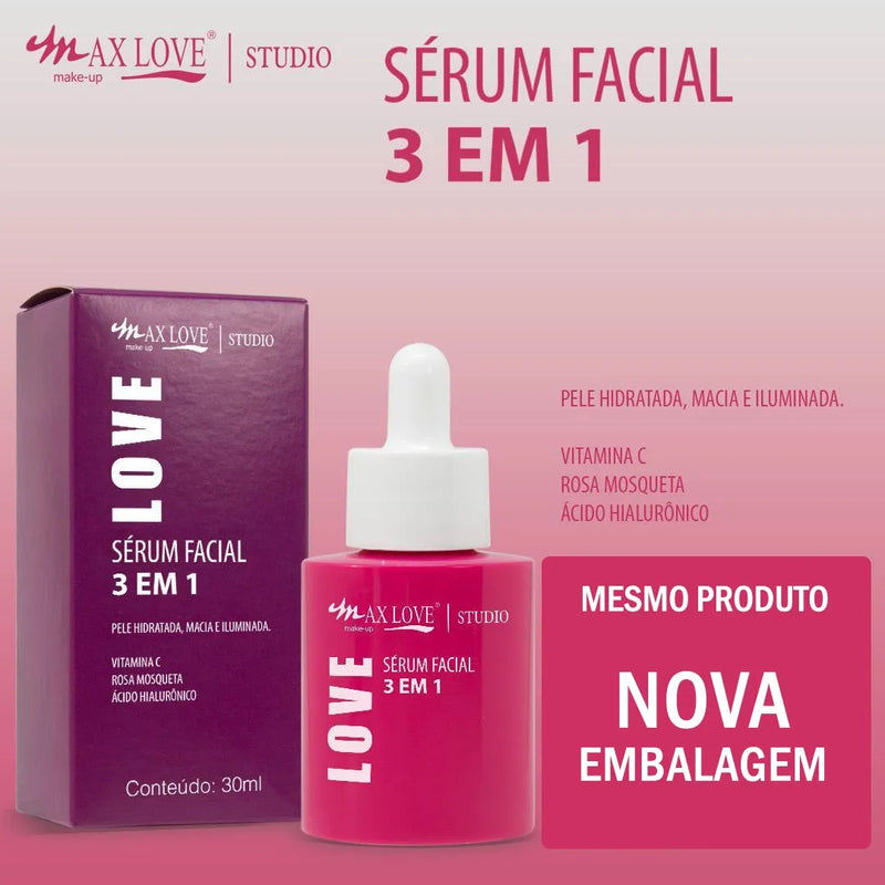 Kit 3x Sérum Max Love Beleza Radiante