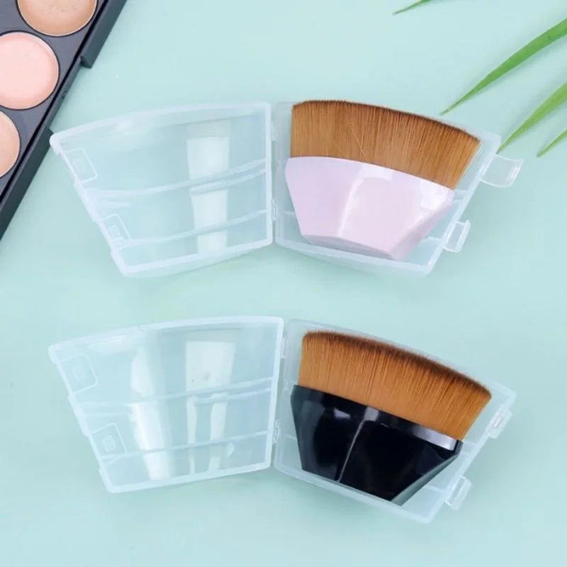 Pincel Compacto Hexágono para Base e Cremoso