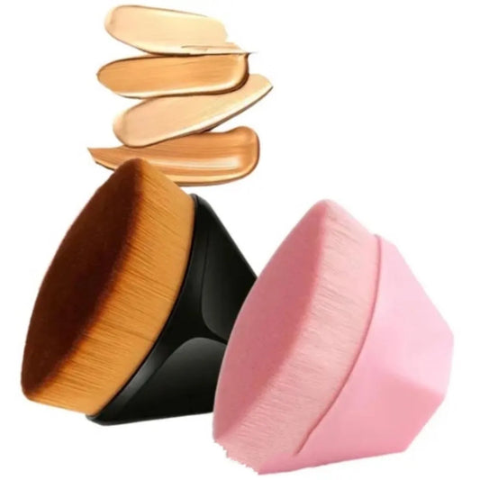 Pincel Compacto Hexágono para Base e Cremoso