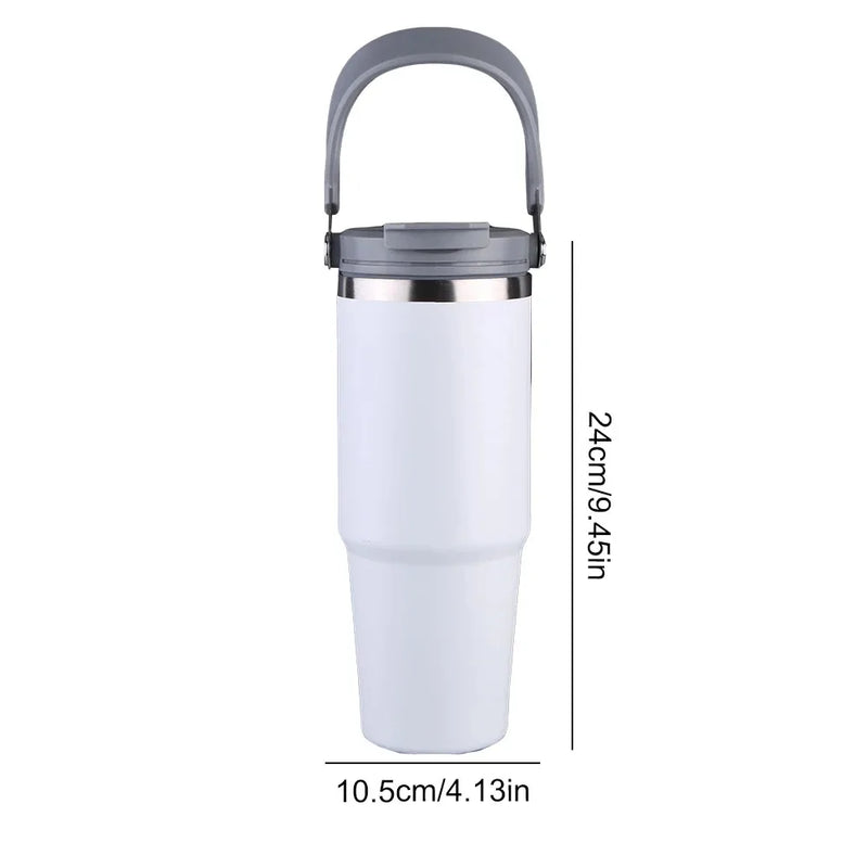 Copo Térmico Premium 900ml Aço Inox  Quente e Frio – Viagem e Fitness