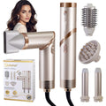 Escova Secadora Multifunção 5-em-1 Hatteker – Profissional