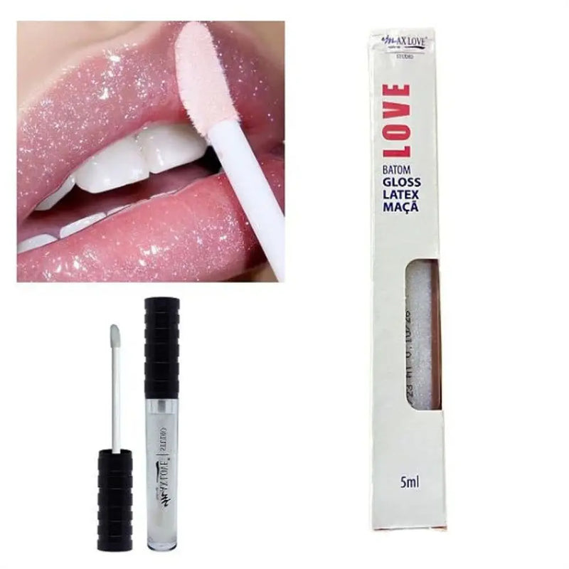 Kit c/ 3 Lip Gloss Latex Max Love – Acabamento Látex Longa-Duração