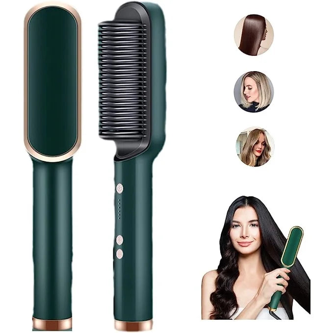 Escova Modeladora EasyLiss Premium 3 em 1 – Proteção Anti-Queimadura