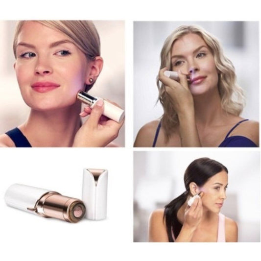 Depilador Facial Elétrico Mini Batom – Prático, LED, USB